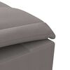 vidaXL Massage chaise longue met bolster stof taupe