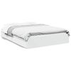 vidaXL Bedframe met lades bewerkt hout wit 150x200 cm