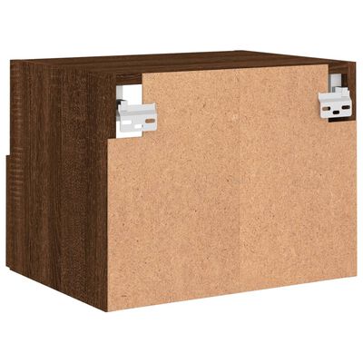 vidaXL Tv-wandmeubel 40x30x30 cm bewerkt hout bruin eikenkleur