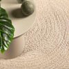 vidaXL Vloerkleed ZIZUR beige binnen en buiten 200x290 cm jute look