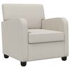 vidaXL Fauteuil Havermout fluweel