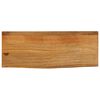 vidaXL Tafelblad met natuurlijke rand 80x30x3,8 cm massief mangohout