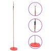 vidaXL Schotelschommel 200 cm rood