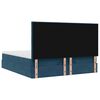 vidaXL Ottoman bed met matrassen 160x200cm fluweel donkerblauw