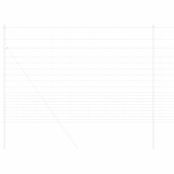 vidaXL Weidehekwerk Zilver 25 x 1,6 m Gegalvaniseerd staal