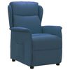 vidaXL Fauteuil verstelbaar stof blauw