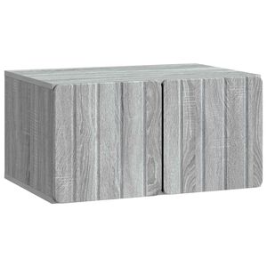 vidaXL Wandbeugel TV-kast Grijs sonoma 59,5 x 41 x 30 cm Bewerkt hout