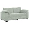 vidaXL Loveseat bank 140 cm fluweel lichtgrijs