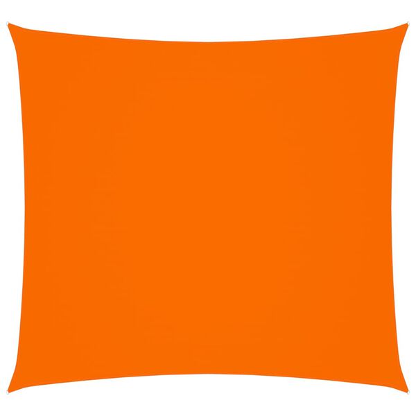 vidaXL Zonnescherm vierkant 7x7 m oxford stof oranje