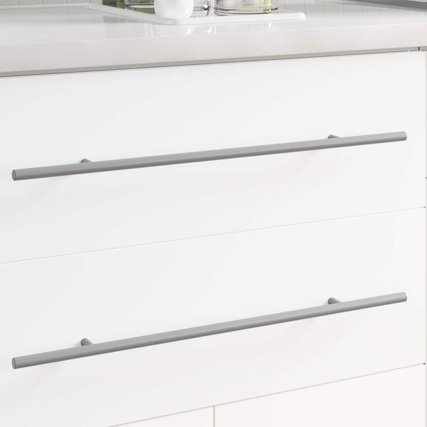 vidaXL Handvat 2 pcs Zilver 1500 mm Staal