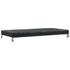 vidaXL Tafel Dek 202 x 92 x 15 cm Stof Rechthoekig Waterdicht Zwart