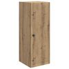 vidaXL Wandkast 33 x 34,5 x 90 cm Bewerkt hout Artisanaal eiken