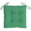vidaXL Stoelkussens 6 st 40x40x7 cm oxford stof groen