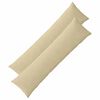 vidaXL Kussensloop 2 st ALMELO Grijs groen 40 x 145 cm corduroy