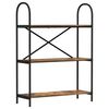 vidaXL Boekenkast 3-laags 80 x 30 x 109 cm Bewerkt hout Gerookt eiken