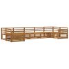 vidaXL Buiten bankenset 7 pcs Naturel