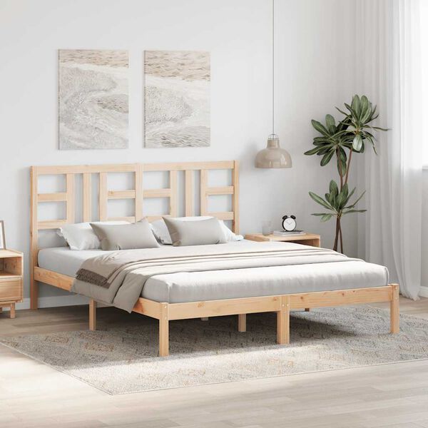 vidaXL Bedframe massief hout 160x200 cm