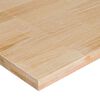 vidaXL Werkbank 140x60x81,5 cm massief eikenhout