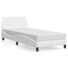 vidaXL Bedframe "Dover" kunstleer wit 80x200 cm
