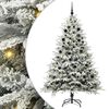vidaXL Artificial Pre-lit Kerstboom met Ballenset Groen 210 cm