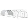 vidaXL Kippenhok zilver 600 x 150 x 100 cm Gegalvaniseerd staal