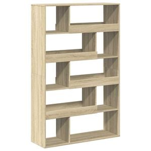 vidaXL Boekenkast 100x33x156,5 cm bewerkt hout sonoma eikenkleurig