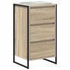 vidaXL Dressoir met lade Sonoma 42 x 36 x 75.5 cm Bewerkt hout