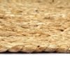 vidaXL Placemats 6 st rond 38 cm jute natuurlijk