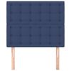 vidaXL Hoofdbord blauw 80x5x118/128 cm stof