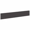 vidaXL Gazonrand 20 st 100 x 18 cm Staal Zwart