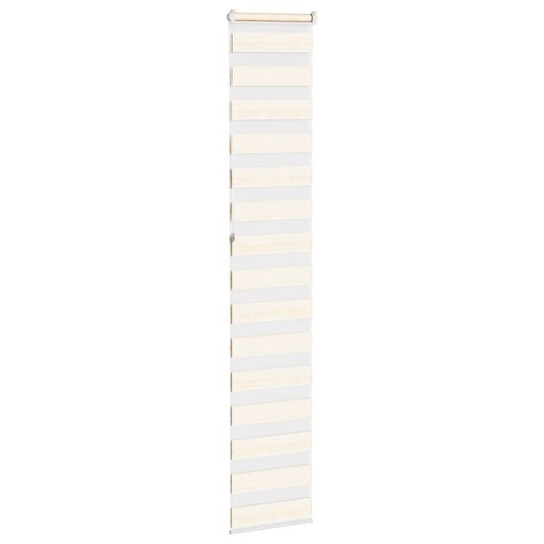 vidaXL Zebra rolgordijn 50x230 cm stofbreedte 45,9cm marmerbeige