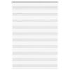 vidaXL Zebra rolgordijn 95x150 cm stofbreedte 90,9 cm polyester wit