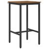 vidaXL Bartafel 52 x 52 x 90 cm Bewerkt hout Oud hout Rechthoekig