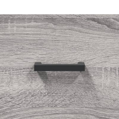 vidaXL Salontafel 90x50x40 cm bewerkt hout grijs sonoma eikenkleurig
