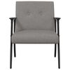 vidaXL Fauteuil Taupe 59 x 75 x 78 cm Stof