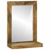 vidaXL Badkamer Spiegel Bruin 50 x 22 x 70 cm Massief Mango Hout