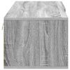 vidaXL Houten Kast Grijs Sonoma 100,5 x 39 x 30 cm Bewerkt hout