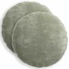 vidaXL Kussensloop 2 pcs HEERLEN Groen &Oslash; 40 cm Chenille Stof