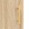 vidaXL Hoge kast 69,5x31x115 cm bewerkt hout sonoma eikenkleurig