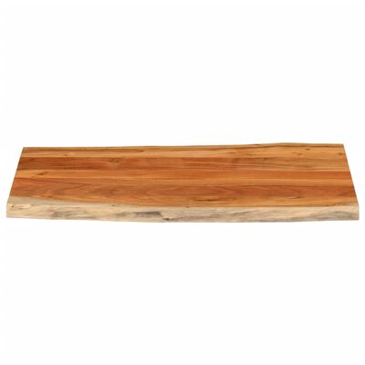 vidaXL Tafelblad rechthoekig natuurlijke rand 110x60x3,8 cm acaciahout