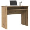vidaXL Bureau 90x50x74 cm bewerkt hout artisanaal eikenkleur