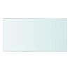 vidaXL Schappen 2 st 30x12 cm glas transparant