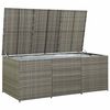 vidaXL Tuinbox 180x90x70 cm poly rattan grijs