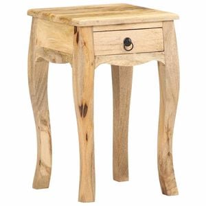 vidaXL Nachtkastje 28x28x46 cm massief mangohout