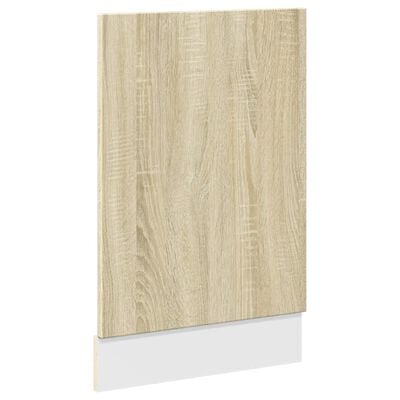 vidaXL Frontpaneel vaatwasser 45x3x67 cm bewerkt hout sonoma eiken