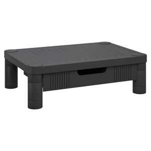 vidaXL Monitorstandaard 43x30,5x13 cm zwart