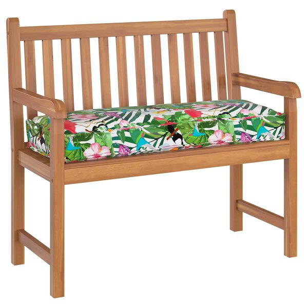 vidaXL Kussen Bloemen Multikleur 110 x 40 x 8 cm Oxford Stof