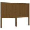 vidaXL Bedframe met hoofdbord massief hout honingbruin 140x190 cm