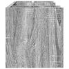 vidaXL Bureau organiser 44,5x24x25 cm bewerkt hout grijs sonoma eiken
