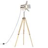 vidaXL Vloerlamp driepoot 140 cm massief mangohout